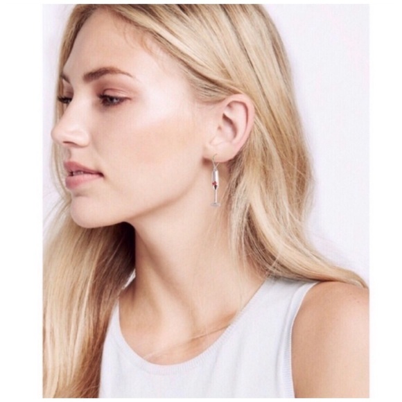 Kate Spade • Make Magic Champagne Glass Earrings - Picture 2 of 4